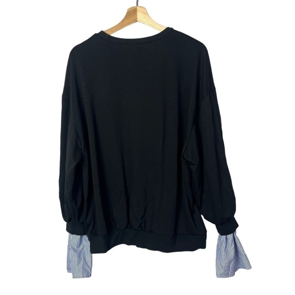 Decker Black Pullover Crewneck Sweatshirt L - Picture 2 of 4